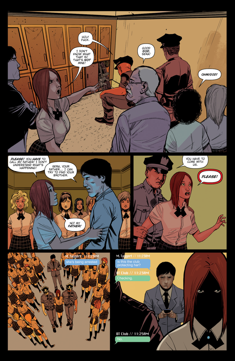 Illustration for article titled Dive Into a Mysterious, Brutal Conspiracy in This Look Inside the New Young Terrorists Collection
